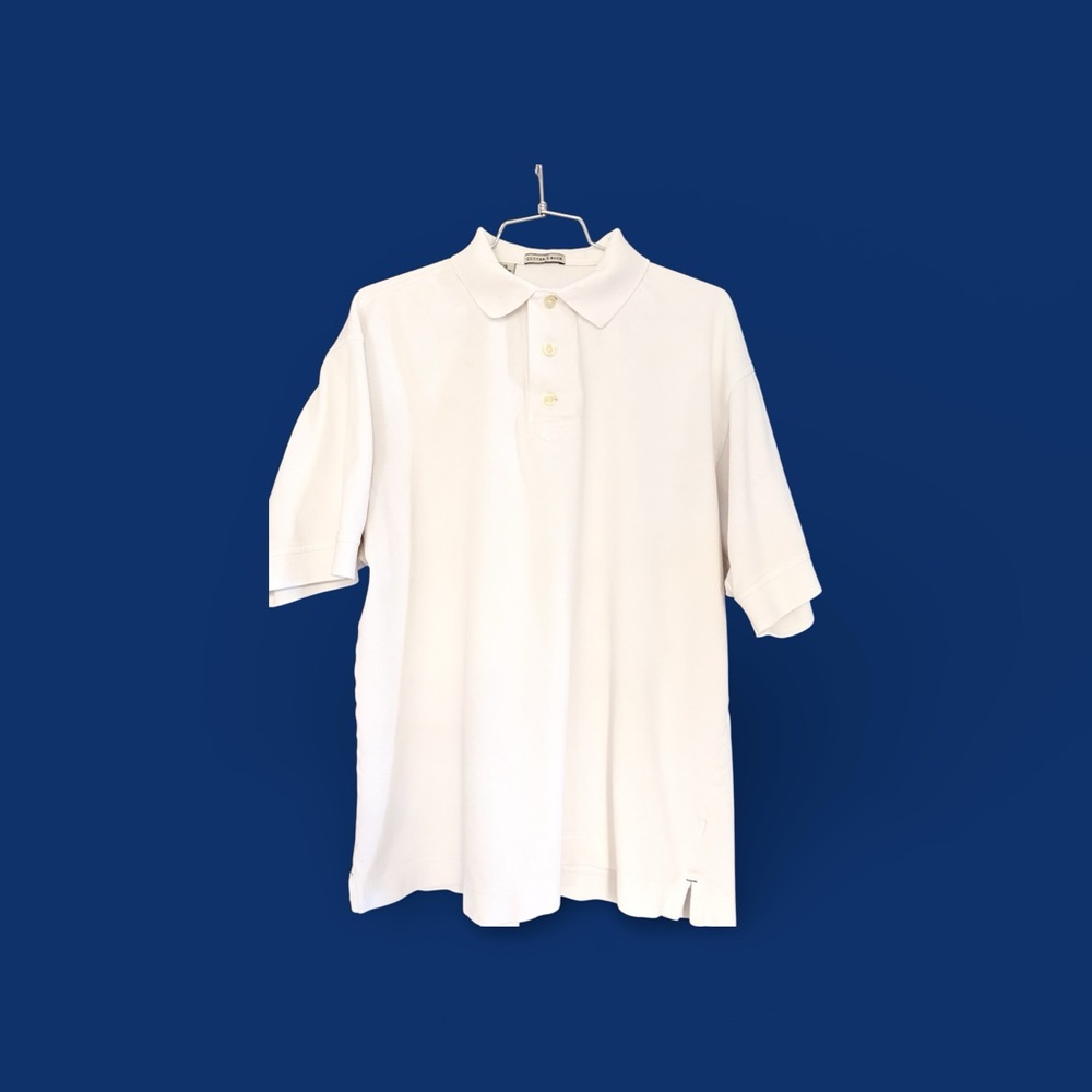 Cutter & Buck White Polo GMAC Embroidered Sleeve Size 16 XL Oversized EUC
